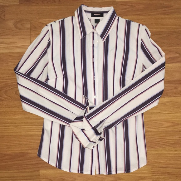 Button down blouse from Express - Picture 1 of 3